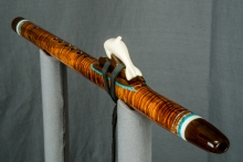 Koa Native American Flute, Minor, High E-5, #J17K (3)
